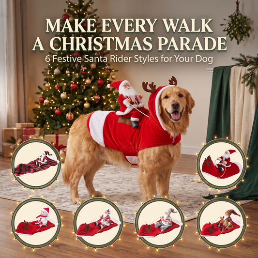 JinglePup™ Santa Dog Costume