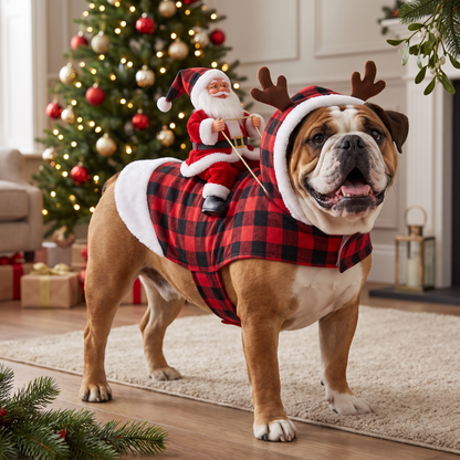 JinglePup™ Santa Dog Costume
