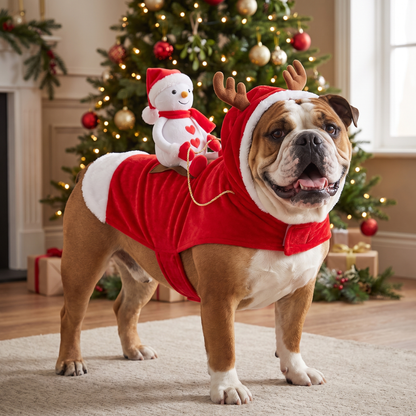 JinglePup™ Santa Dog Costume