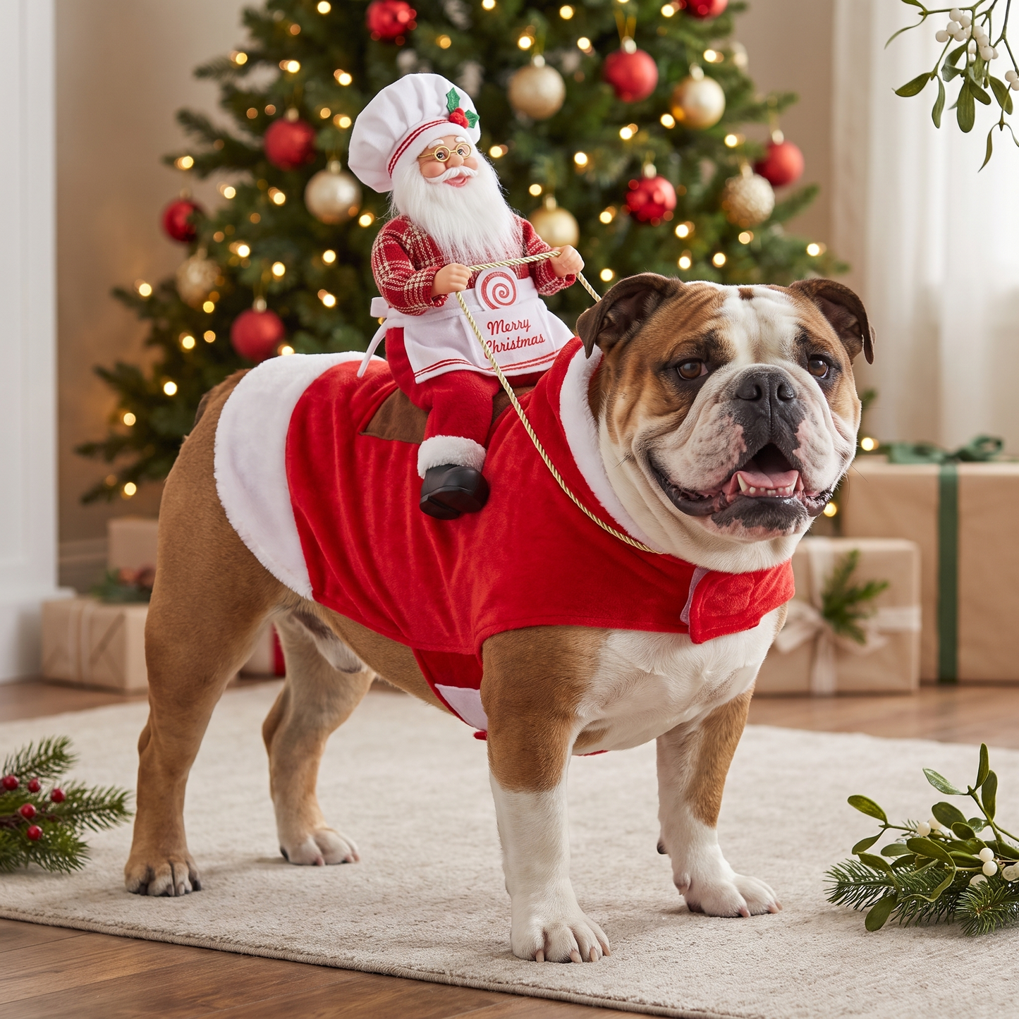 JinglePup™ Santa Dog Costume