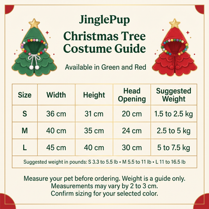 JinglePup™ Christmas Tree Dog Costume